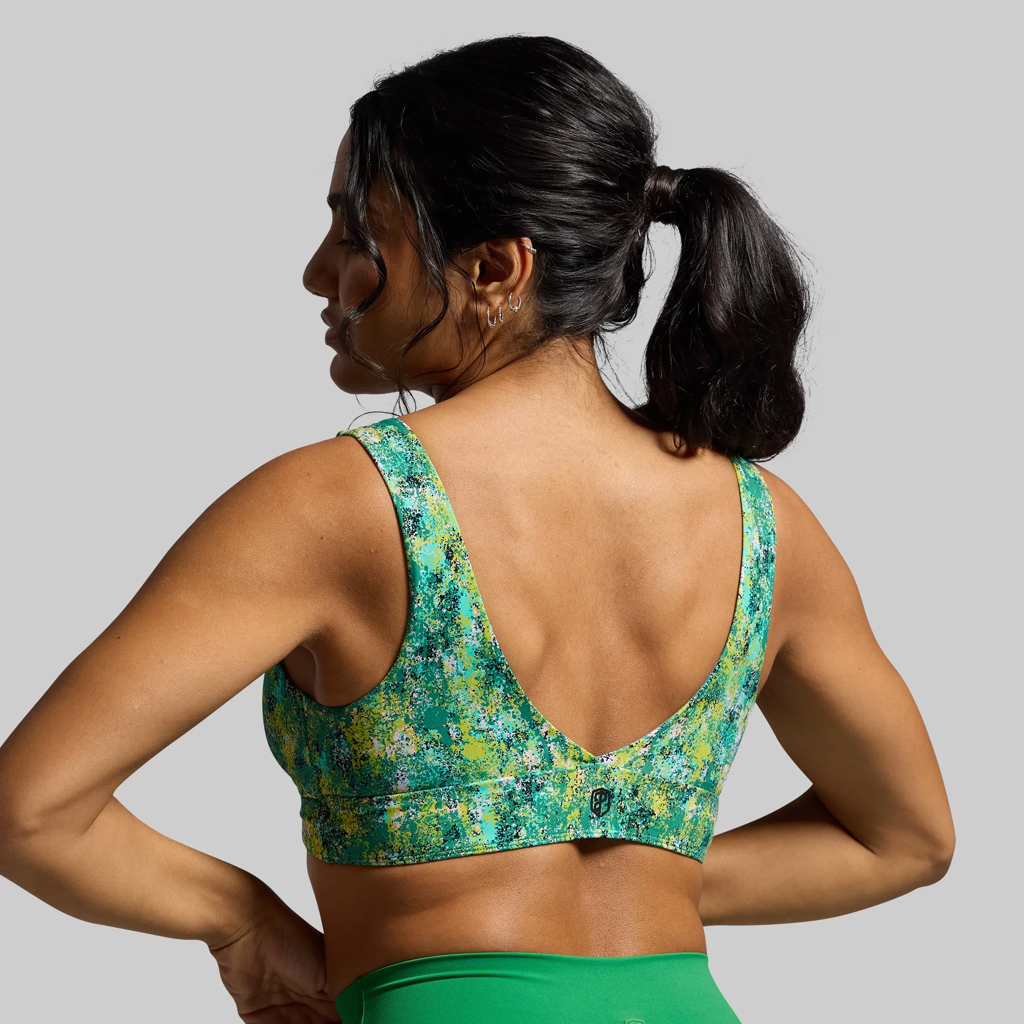 Embrace Sports Bra (Meadow) Posture Enhancing Structure elastic waistband