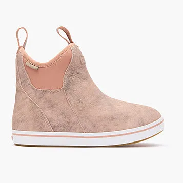 Durable Sole Women's 6 in Leather Ankle Deck Boot