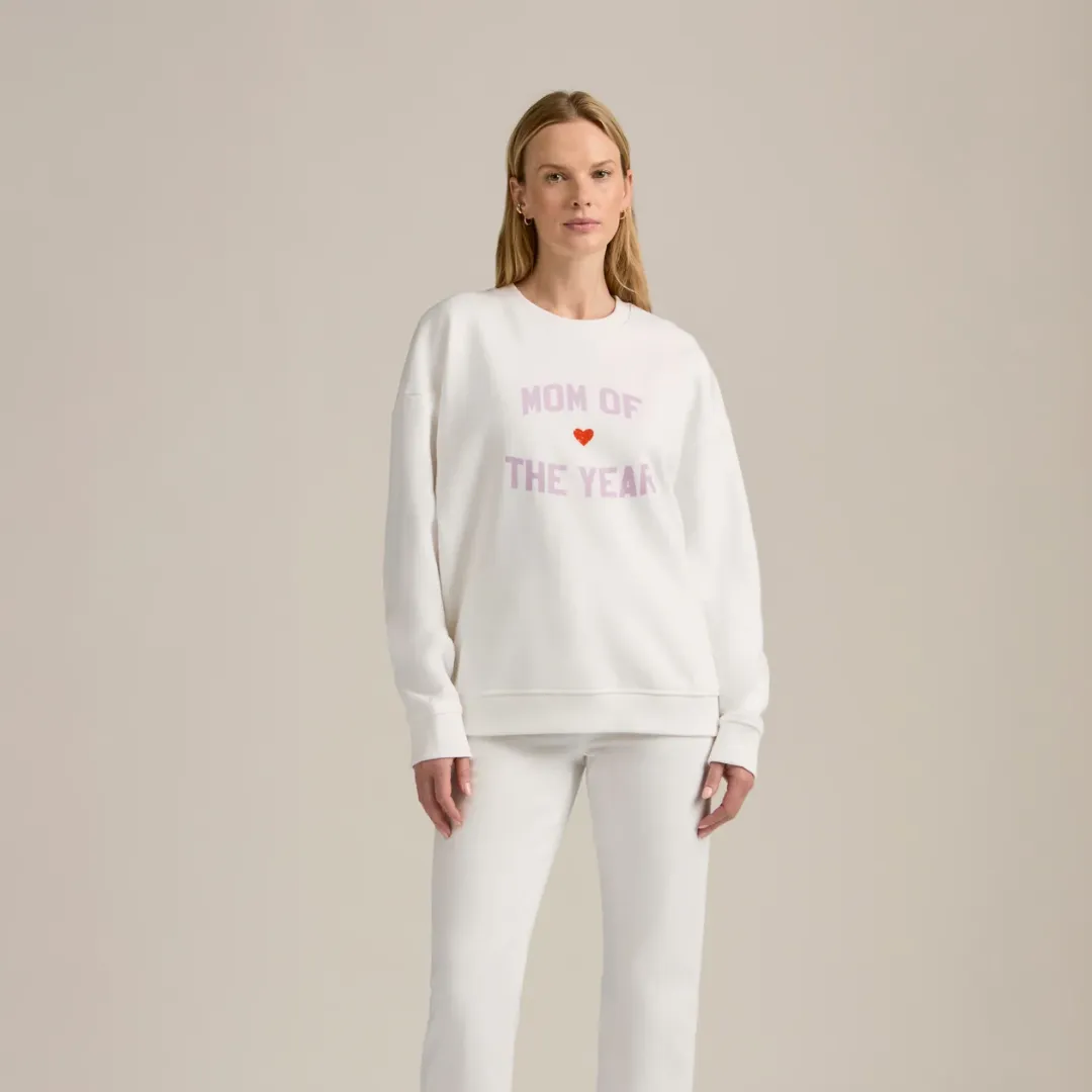 Mom Of The Year Sweatshirt Comfortable Style