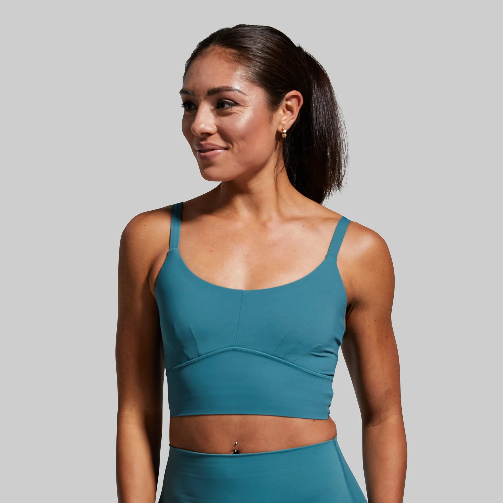 Your Go To Sports Bra (Aquastone) Supportive Fit