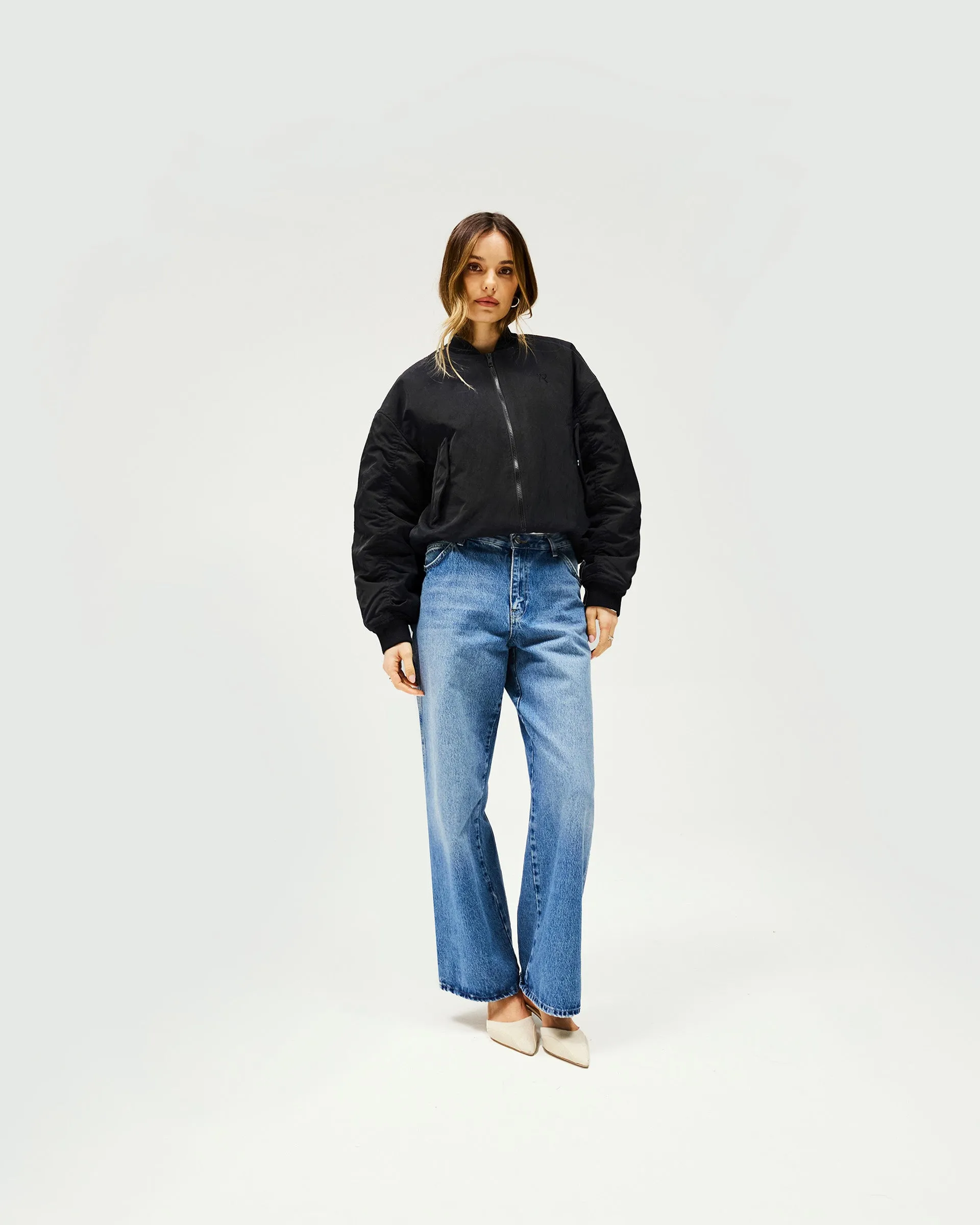 Recycled materials Transitional Layer Subway Jacket - Jet Black