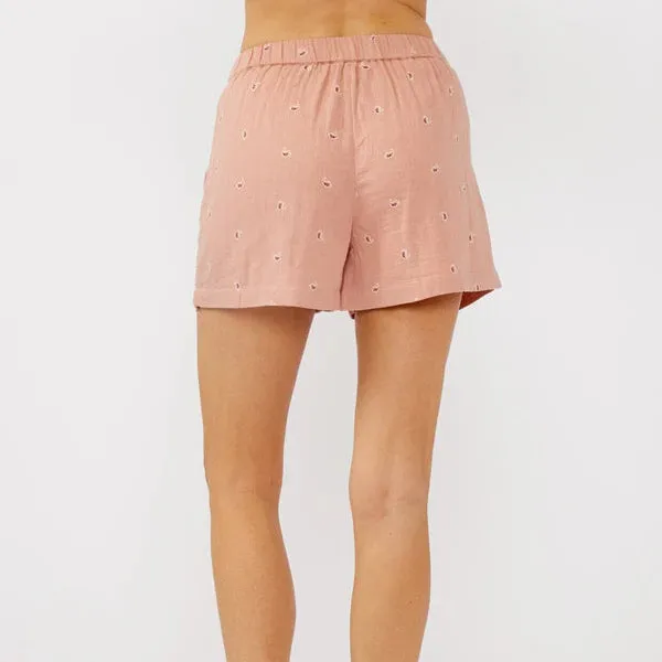 Digital Glow Early Light Cotton Short (Dusty Rose)