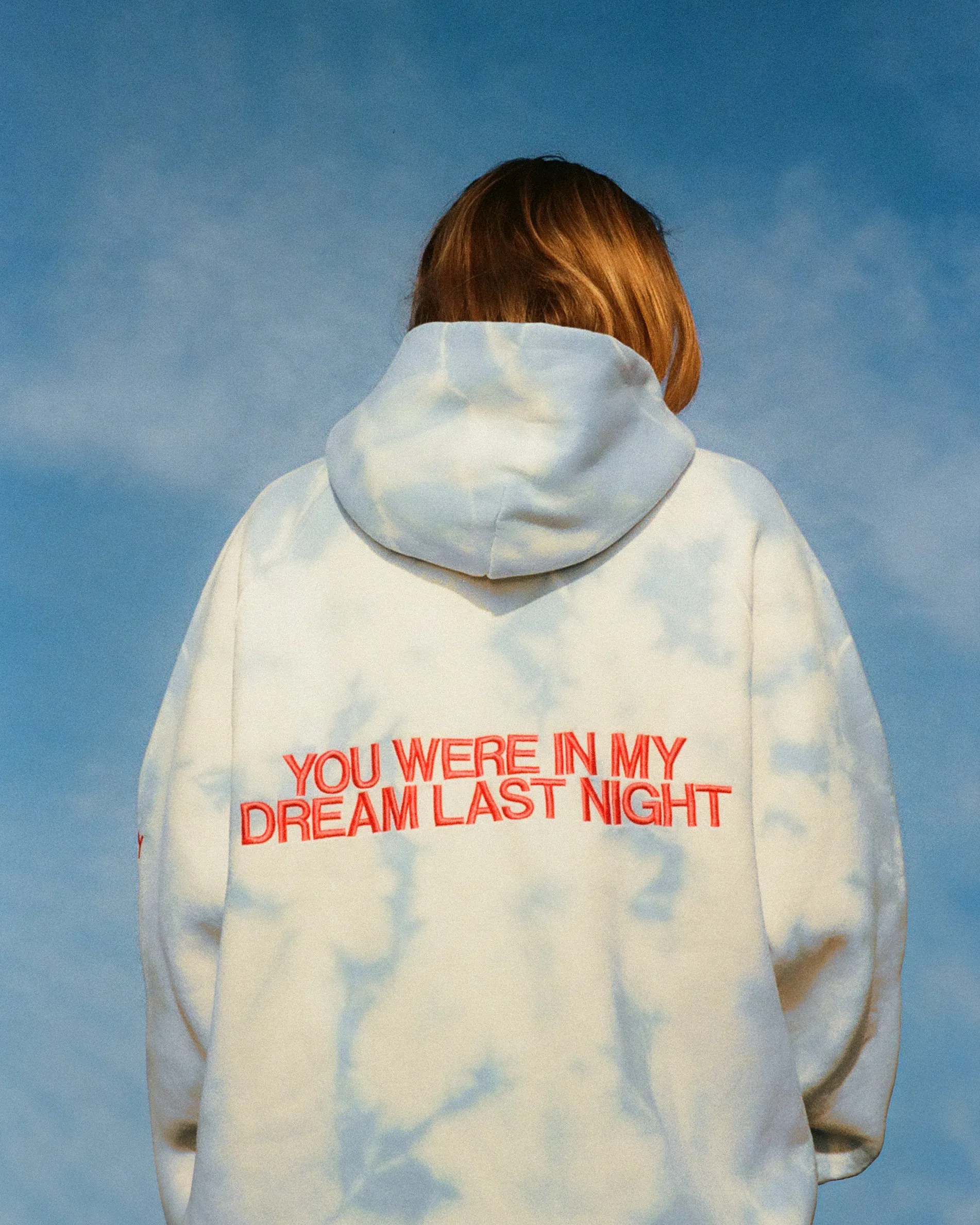 "Dream" Oversized Lux Hoodie in Sky Blue absorbent