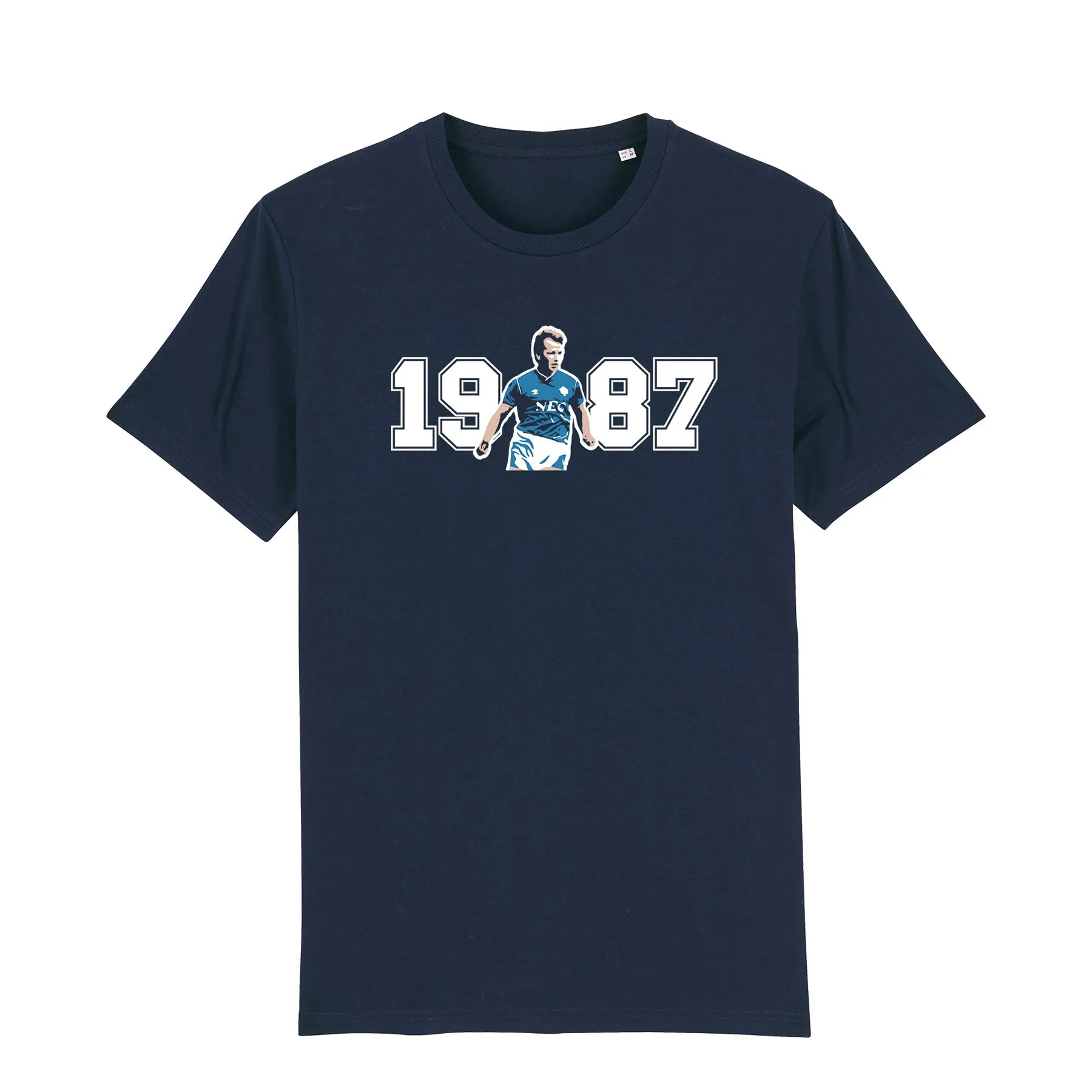 Trevor Steven 1987 Tee polo neck Soft And Comfortable