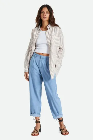 Victory Trouser Pant - Faded Indigo High Durability Stitching