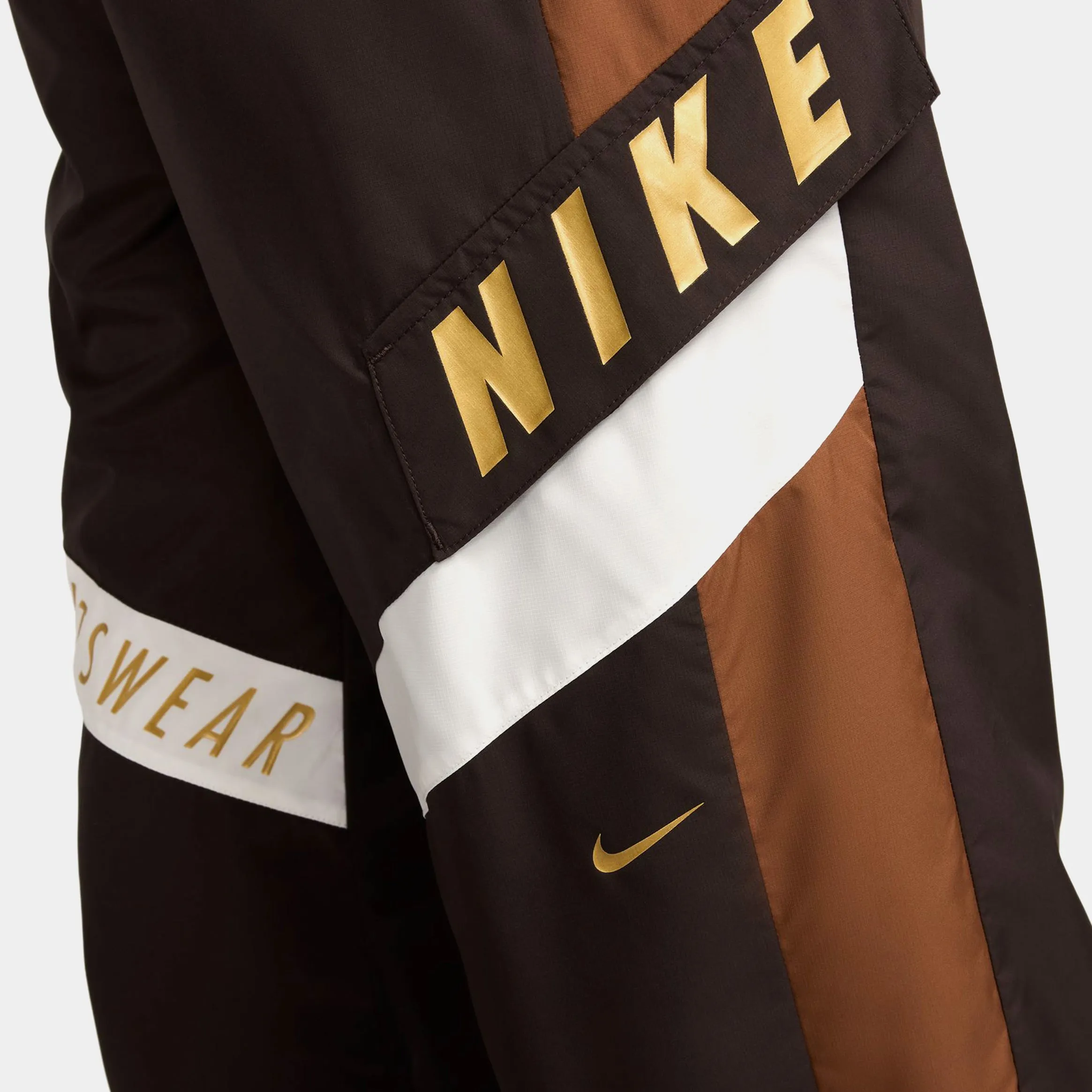 Quick Comfort Design Slim Fit Design NSW High Waisted Trousers Womens Pants (Brown)