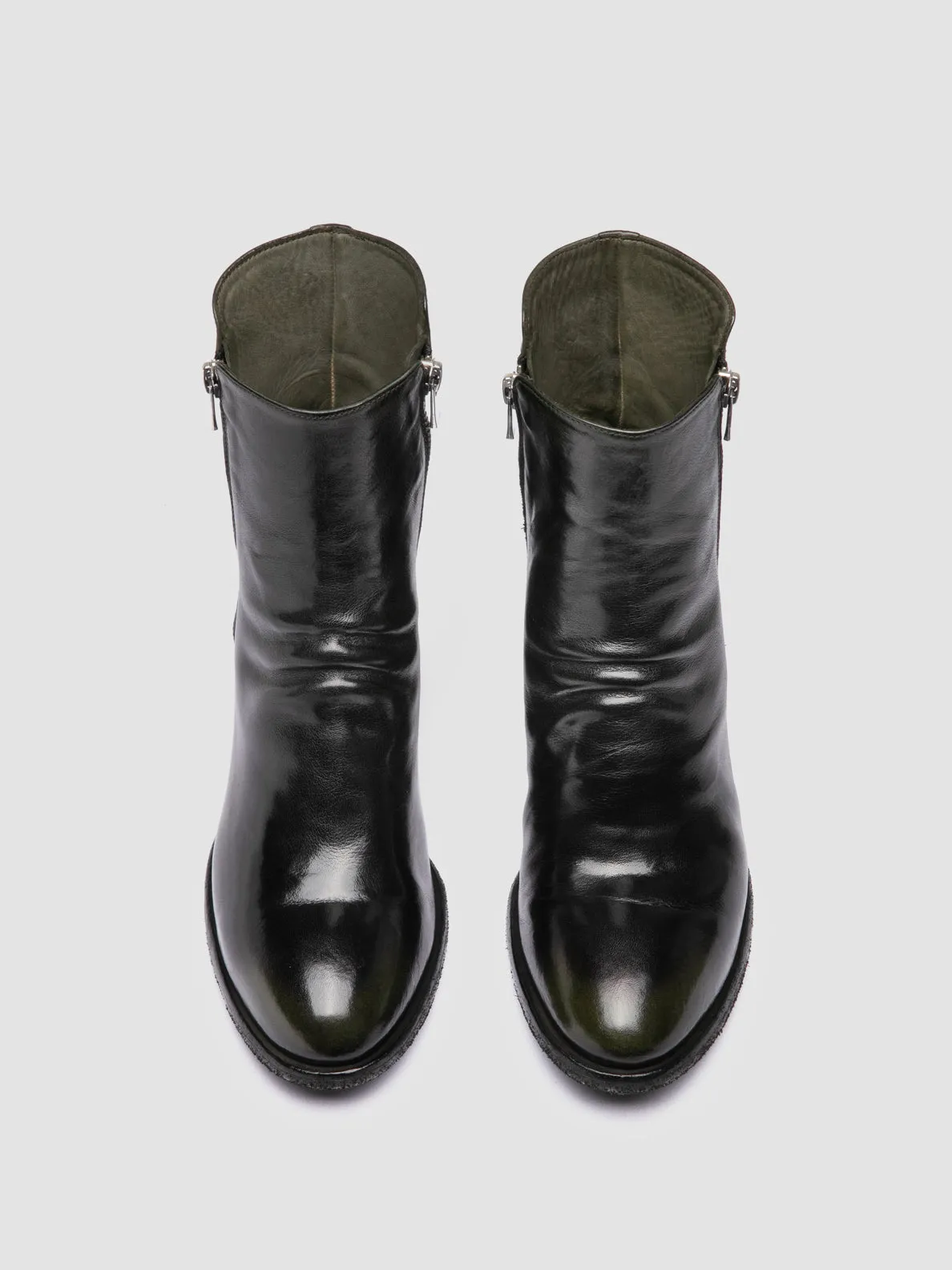 Luggage Ready DENNER 103 - Green Leather Booties