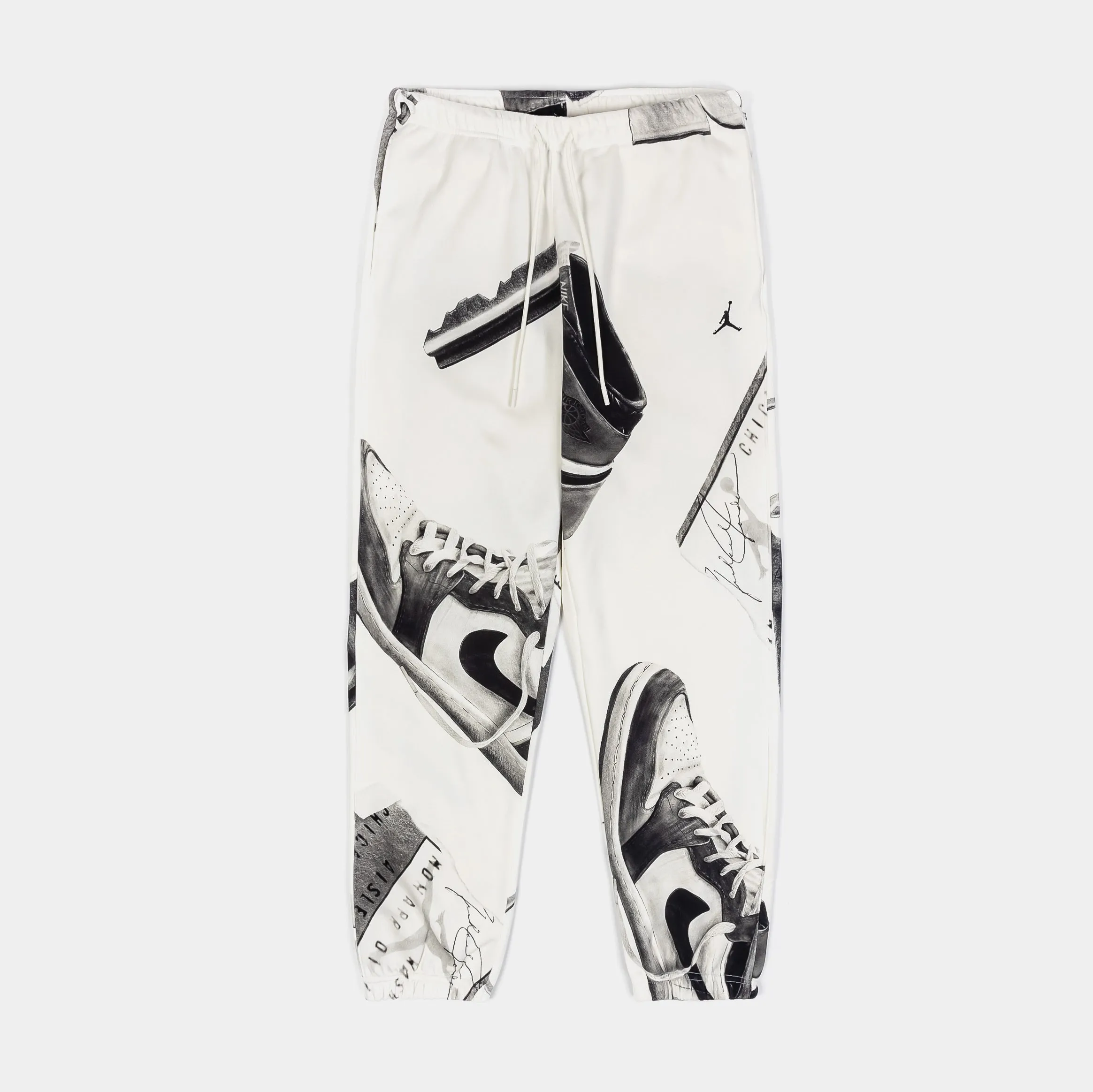 Modern Relaxed Low Profile Brooklyn Fleece Chicago vs Washington Joggers Womens Sweatpants (Beige/Black)