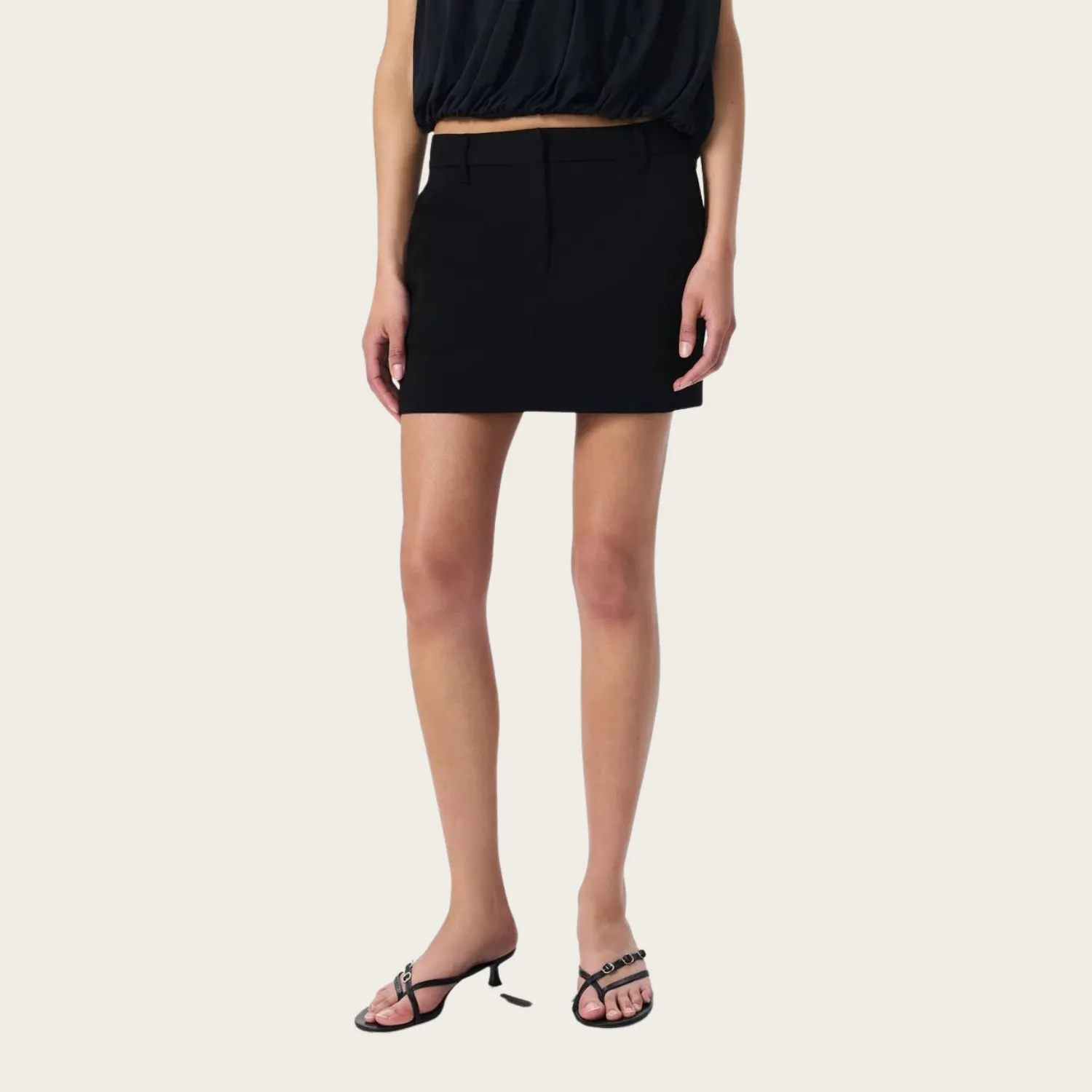Casual dress Irina Ponte Skort (Black)