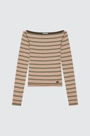 NYC1 RIB LONG SLEEVE Reinforced Hem Layered Hem Details