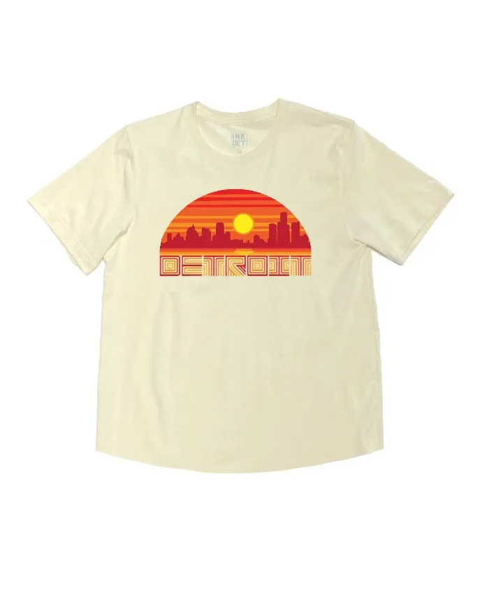 Ink Detroit Sunny D Kinda Cropped T-Shirt - Natural Indoor Comfort Summer Essential
