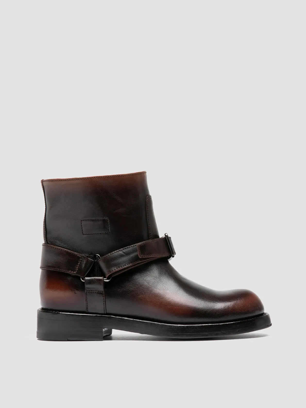 Seamless Style BERYL 009 - Brown Leather Pull-On Boots