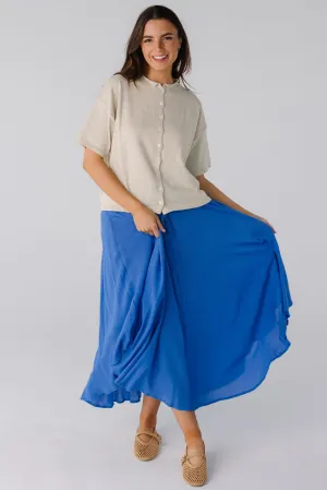 Brass & Roe Azure Tassel Skirt Gentle Vibe