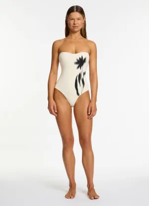 Quick Release Closure Elora Infinity Bandeau One Piece - Cream