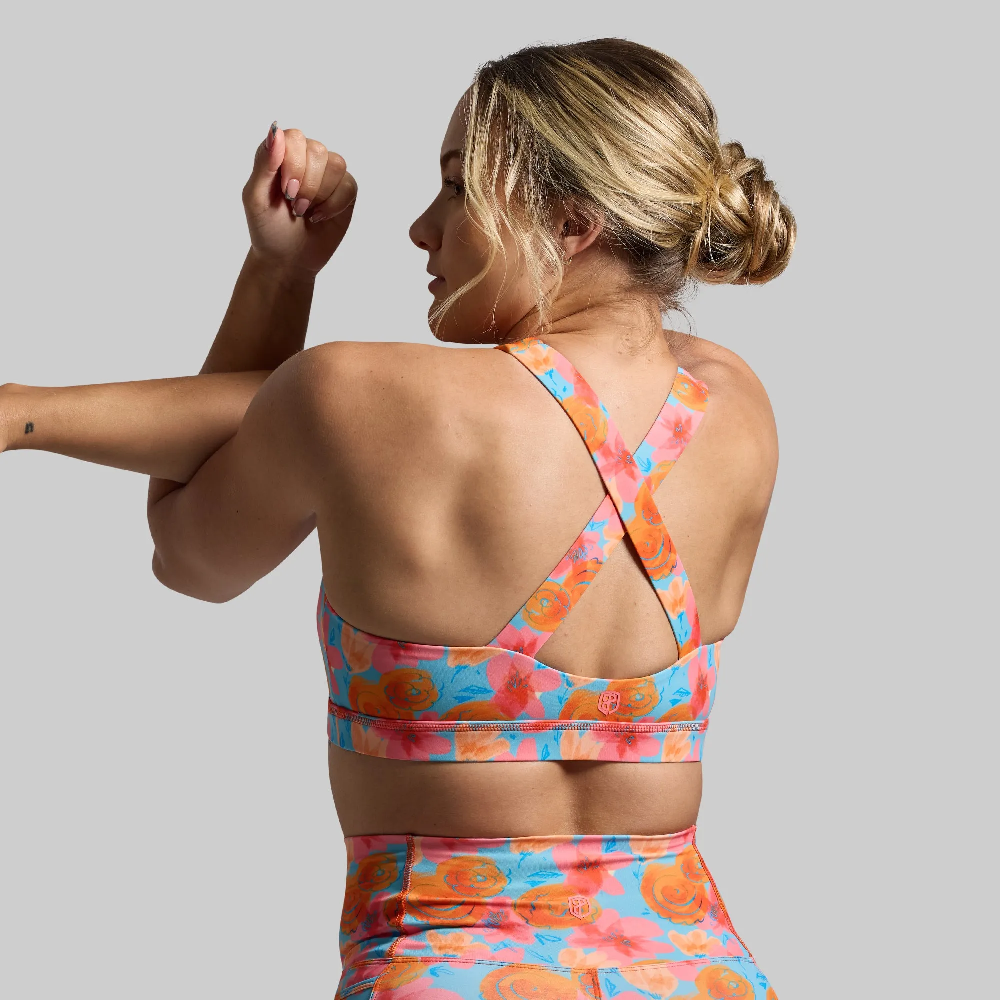 Your Essential Sports Bra (Vintage Rose) Smooth Band Fringed edges