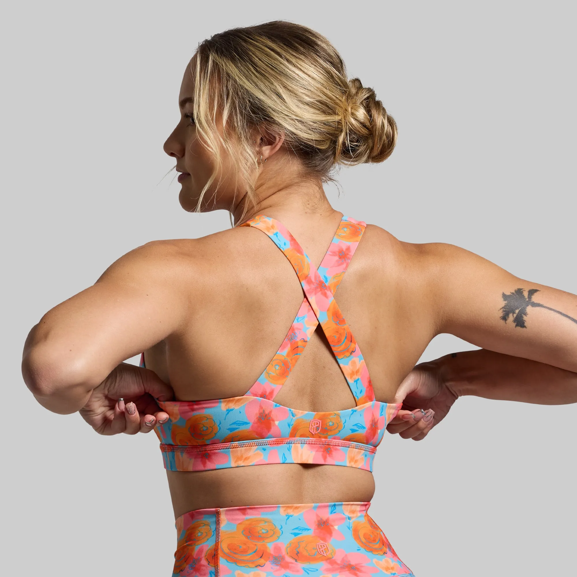 Your Essential Sports Bra (Vintage Rose) Wear under clothes seams Secure Closure