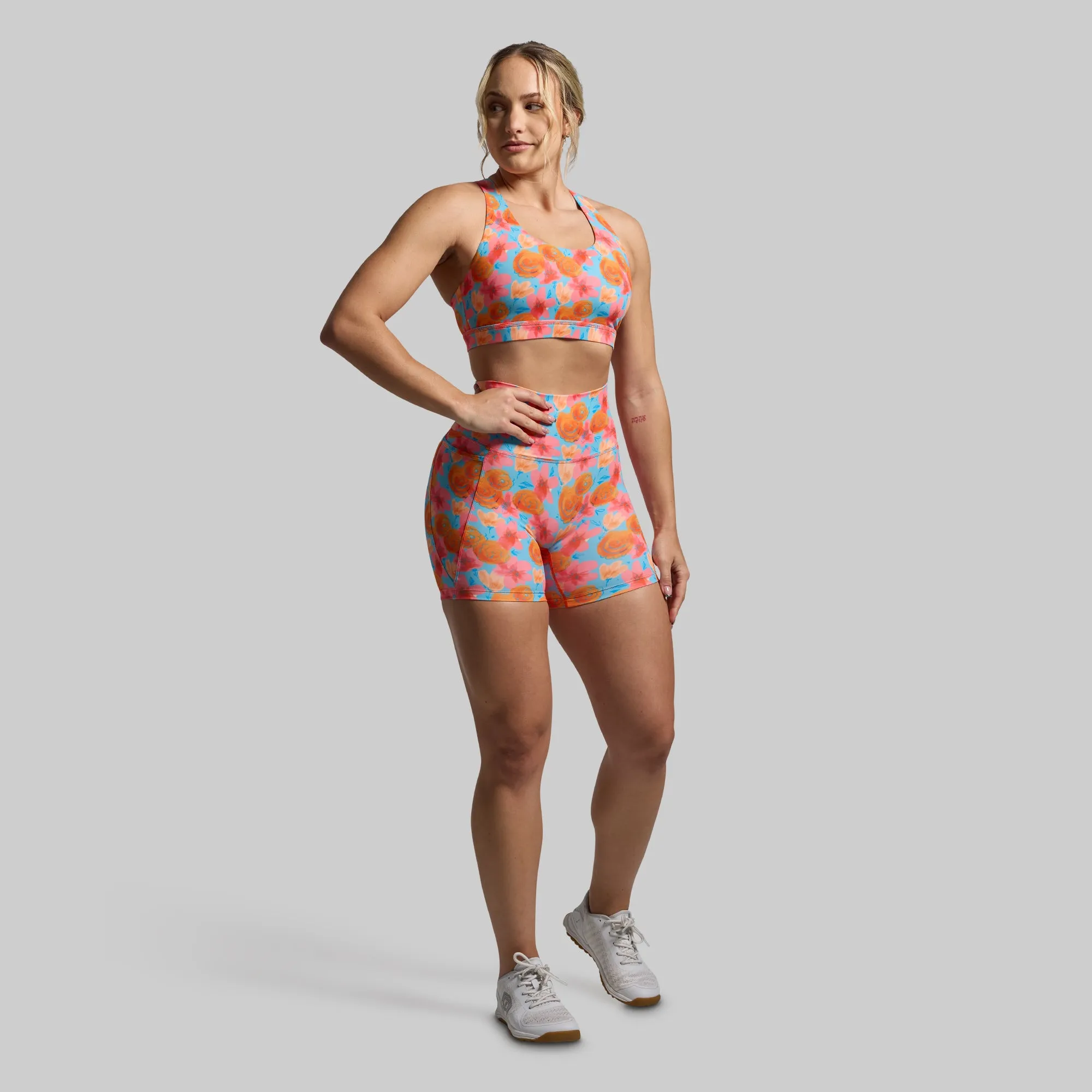 Your Essential Sports Bra (Vintage Rose) Soft Spandex Back support