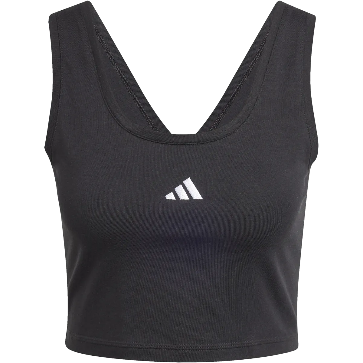 Women's Essentials Small Logo Cotton Lifestyle Tank Top Ventilation Panels ShockAbsorbing Core