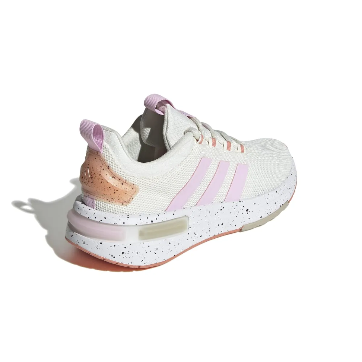 Bonded Overlay Technology ADIDAS IF0044 RACER TR23 WMN'S (Medium) White/Orchid/Beige Textile Running Shoes