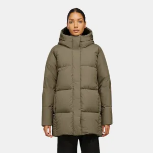 June Puffer Down Jacket (Taupe) Evening Chill Piece Trendy Must Have