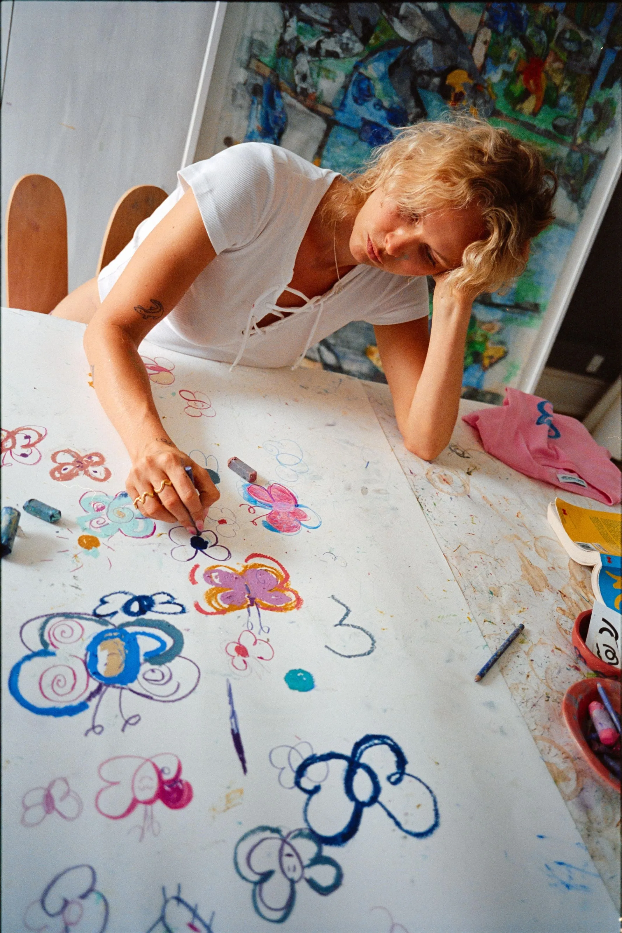 Cozy and Soft Soft and Relaxed MINI1 TIE CROPPED SS