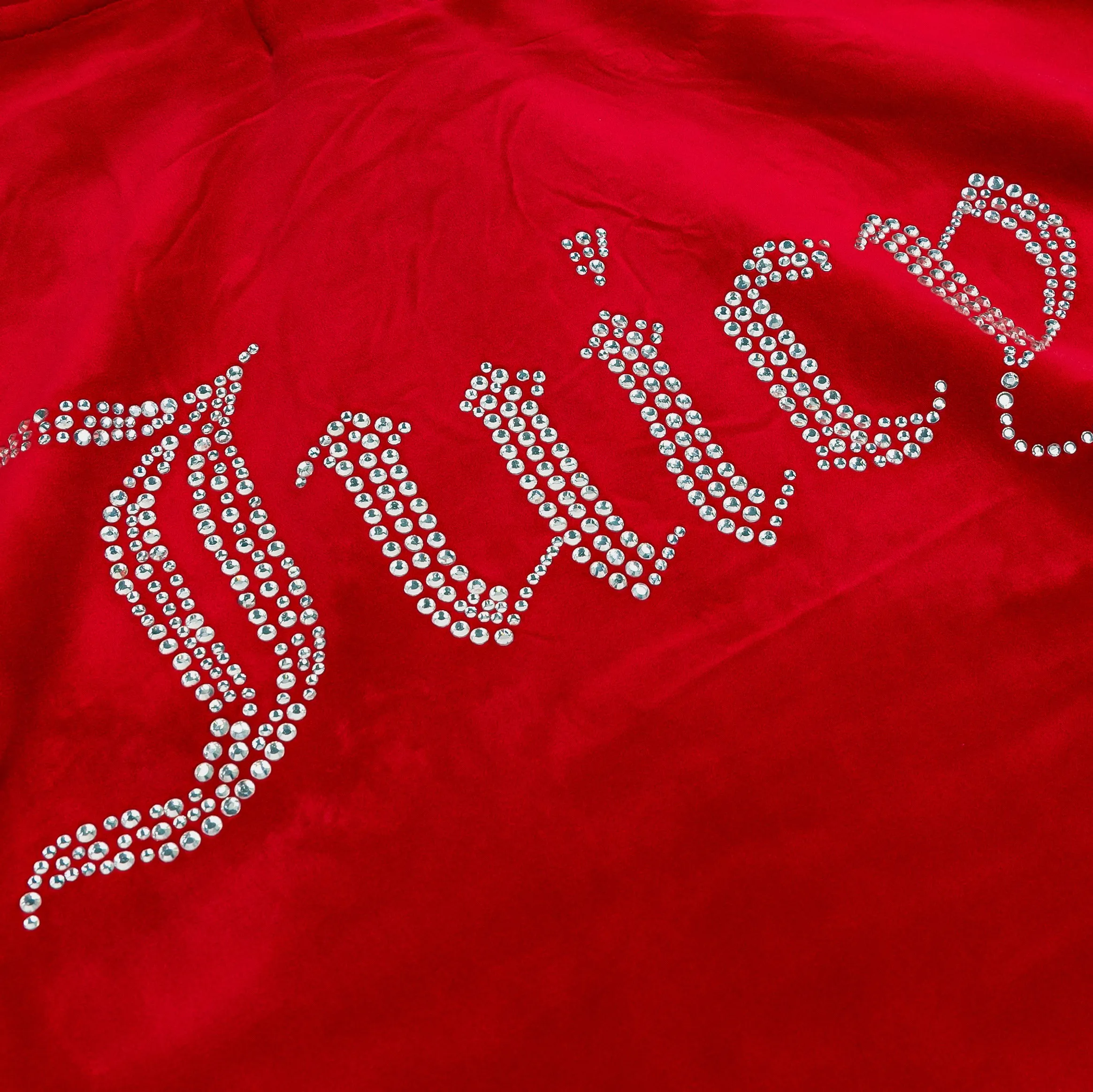 Big Bling High Low Cropped Womens Hoodie (Red) product dancing suitable rhythm