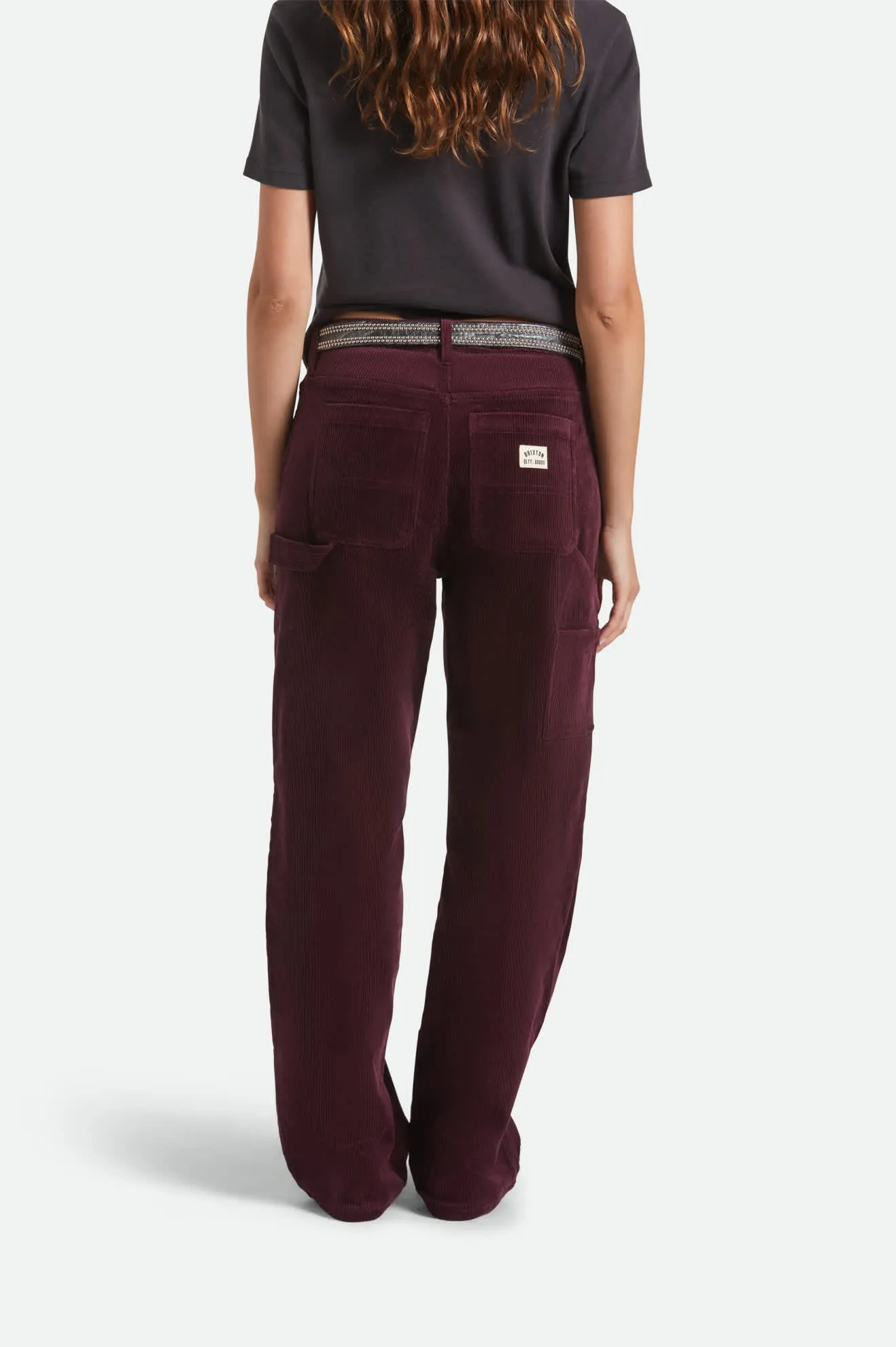 Essex Patched Painter Pant - Port Durable Stitching Sporty Layer