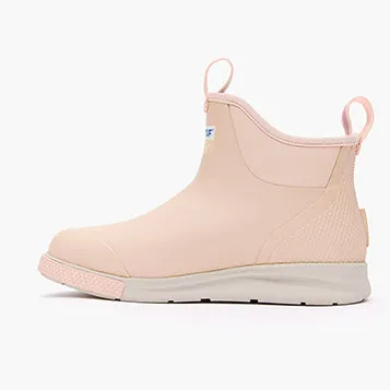 Women's 6 in Ankle Deck Boot Sport All-Weather Design. Abrasion Resistant Material