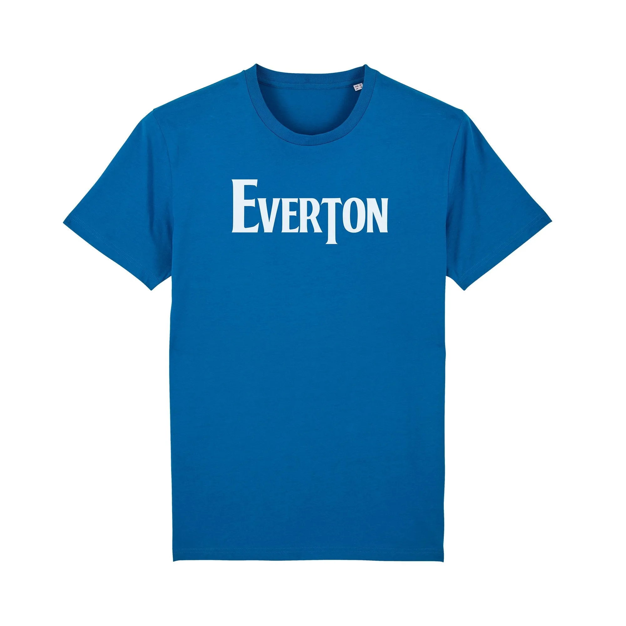 Chic and Cozy Wear Crew Neck Design Everton Stadium Banner Tee