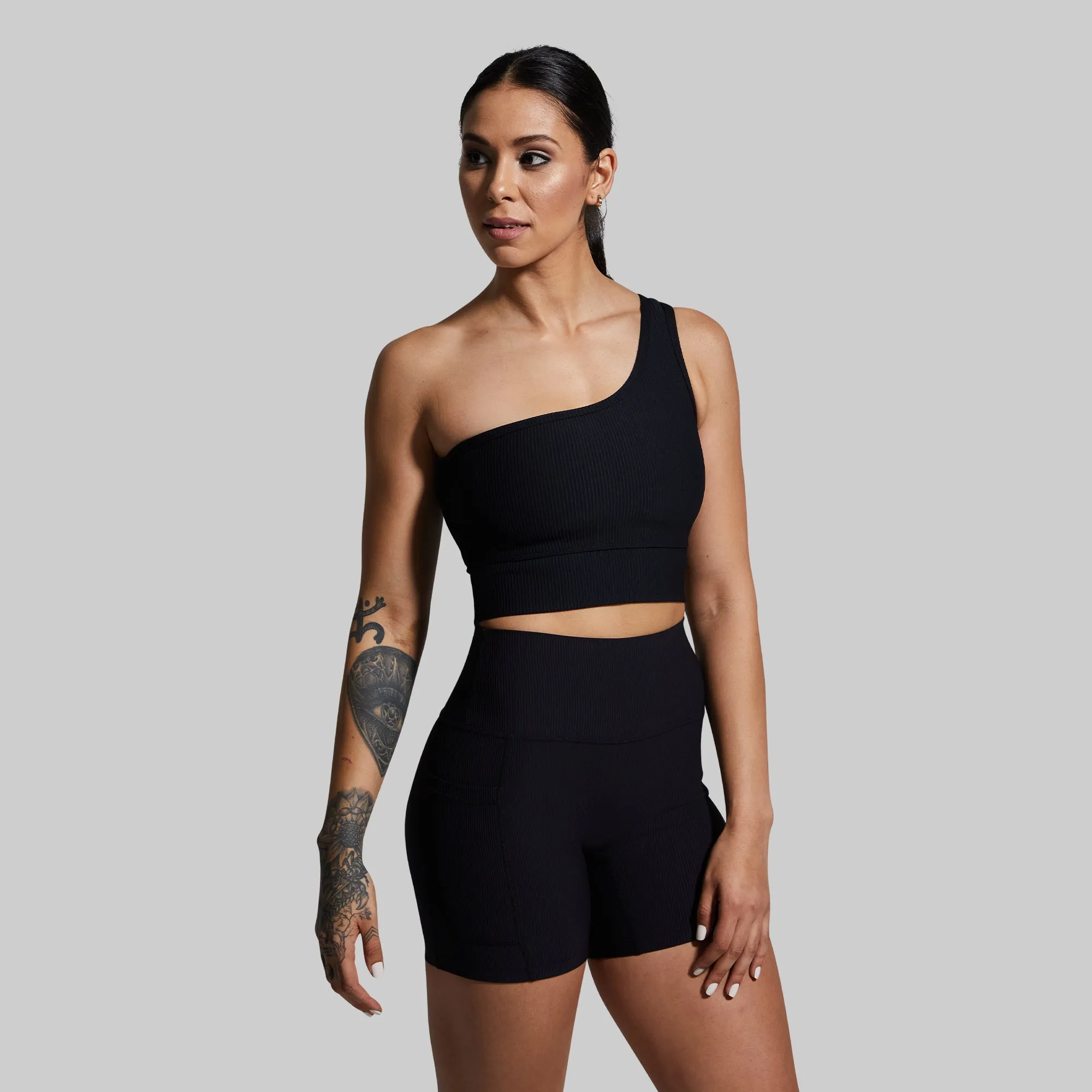 Evolve Sports Bra (Black) Adaptive Stretch Fabric Supportive Band
