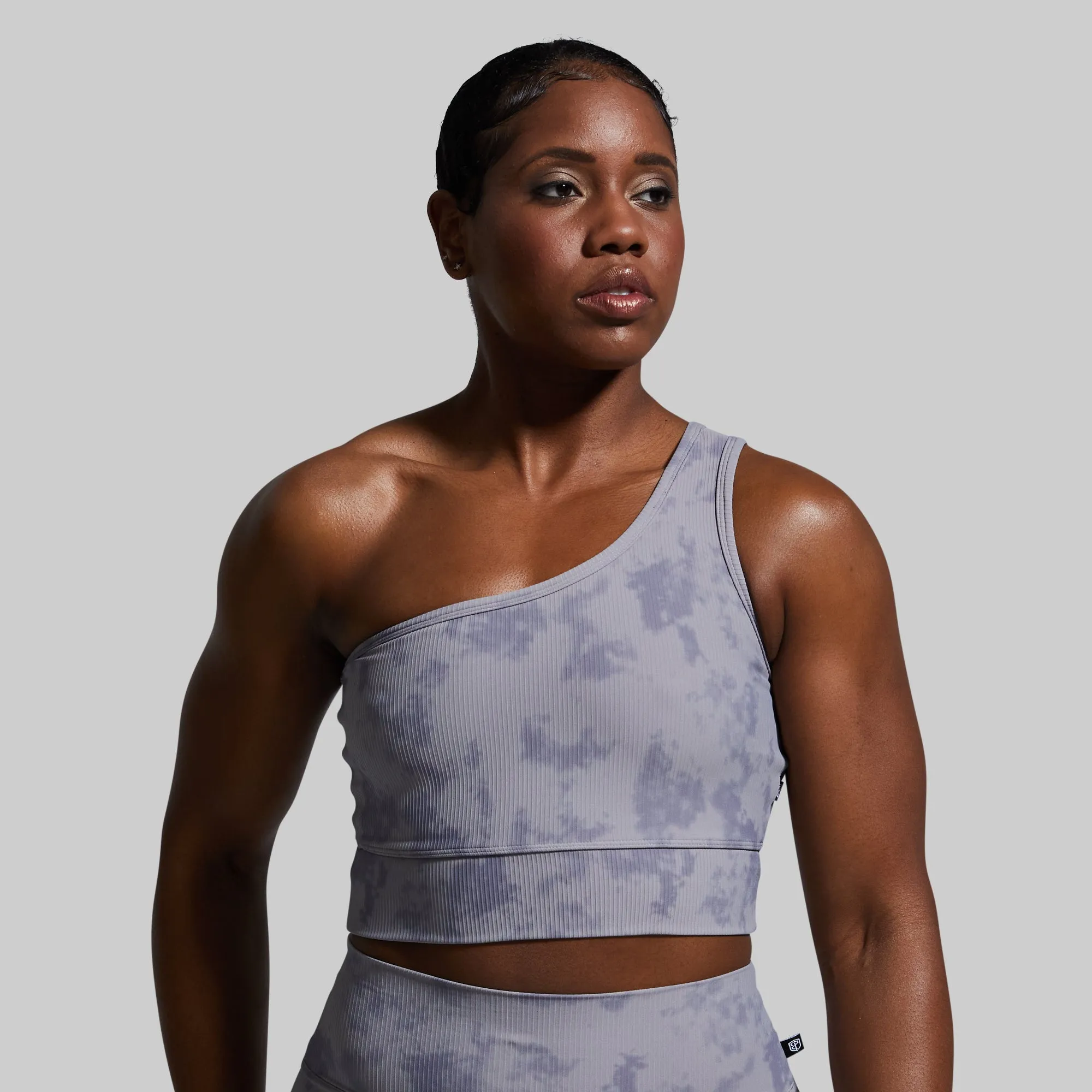 Compression fabric thermal fabric Evolve Sports Bra (Stone Dye)