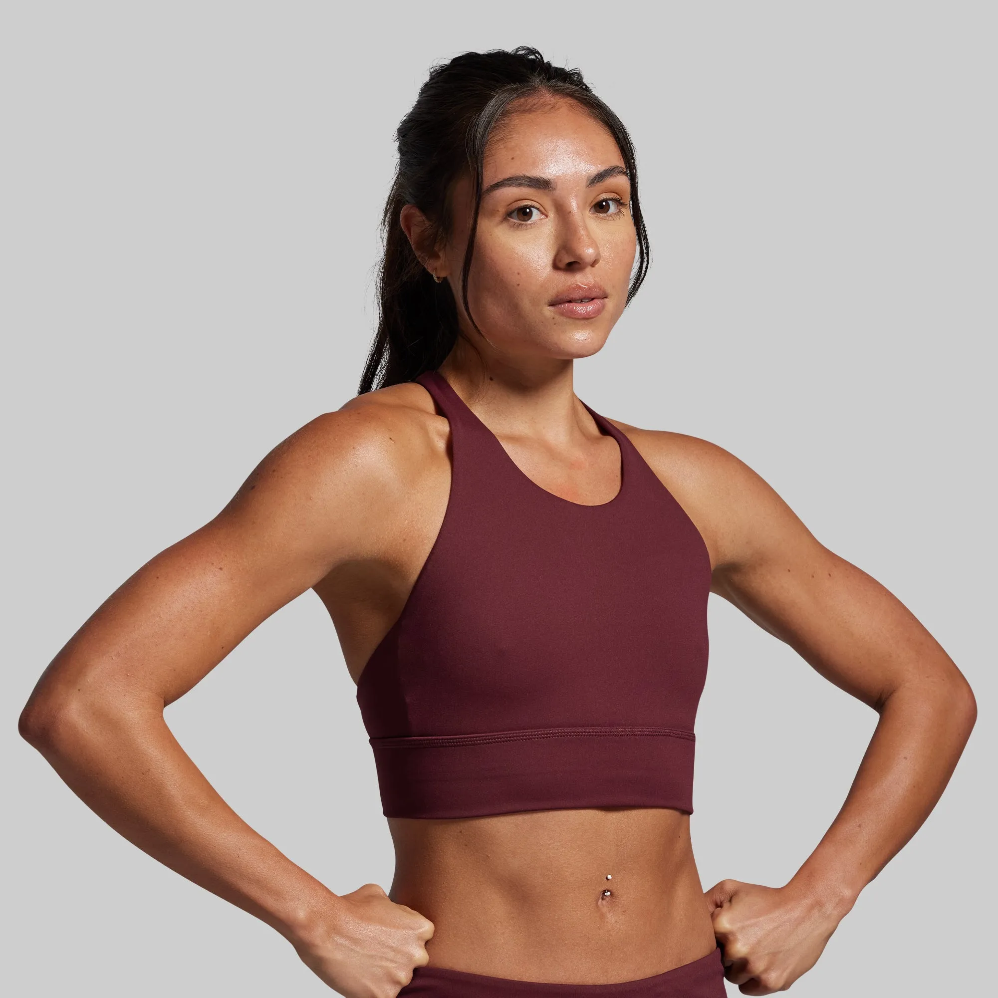 Untamed Sports Bra (Fig) Breathable Lining