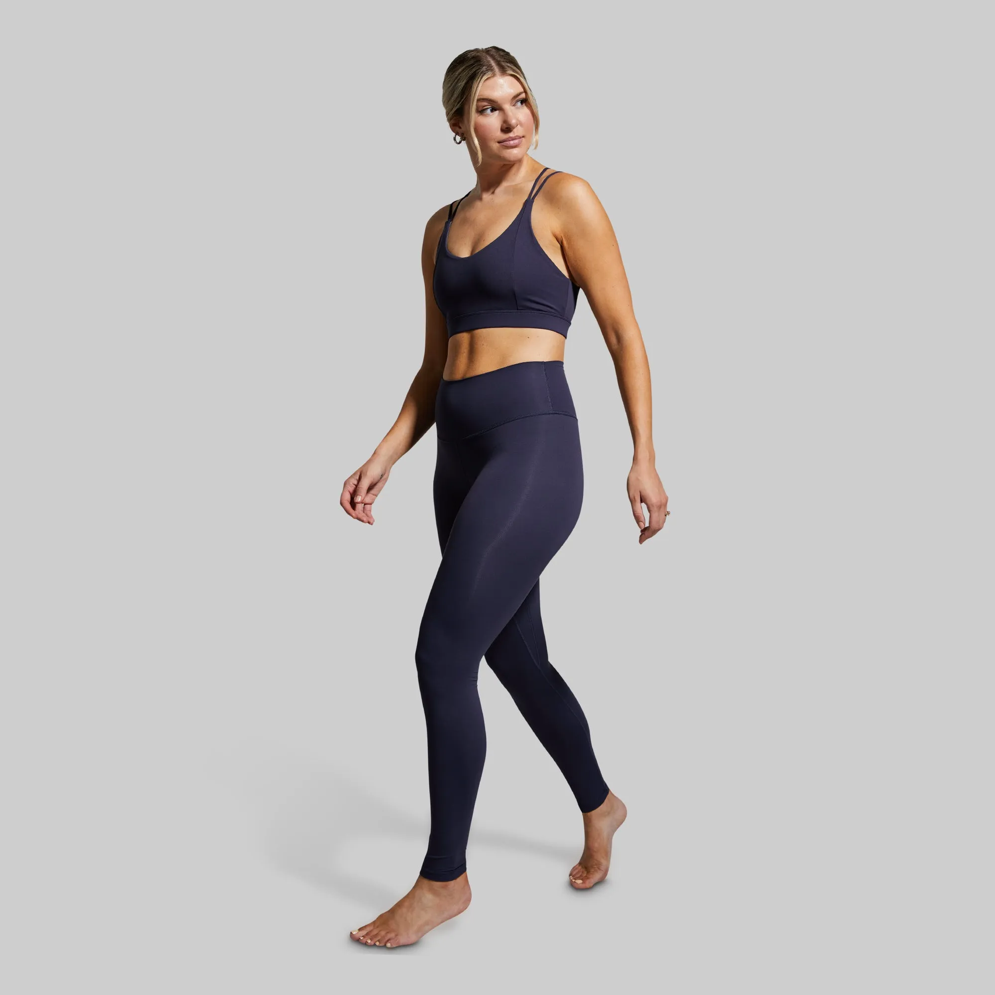 Supportive seams Exhale Sports Bra (Navy)