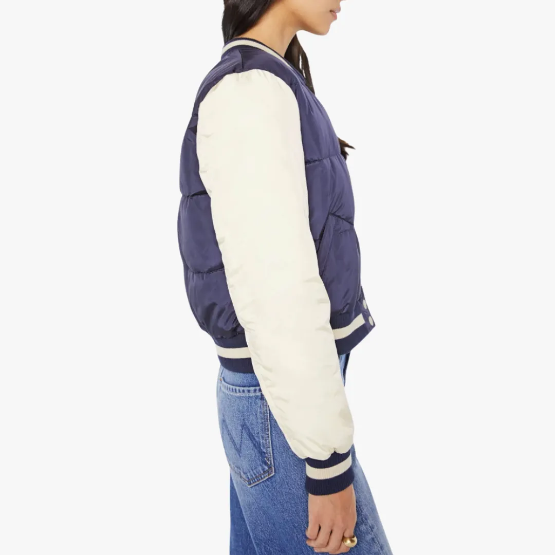 Weekend Casual AirflowVents Pillow Talk Letterman Jacket (Second String)