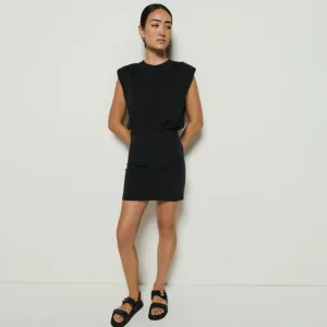 Eco-Lining Satin Grace Jac Muscle Tank Dress (Jet Black)