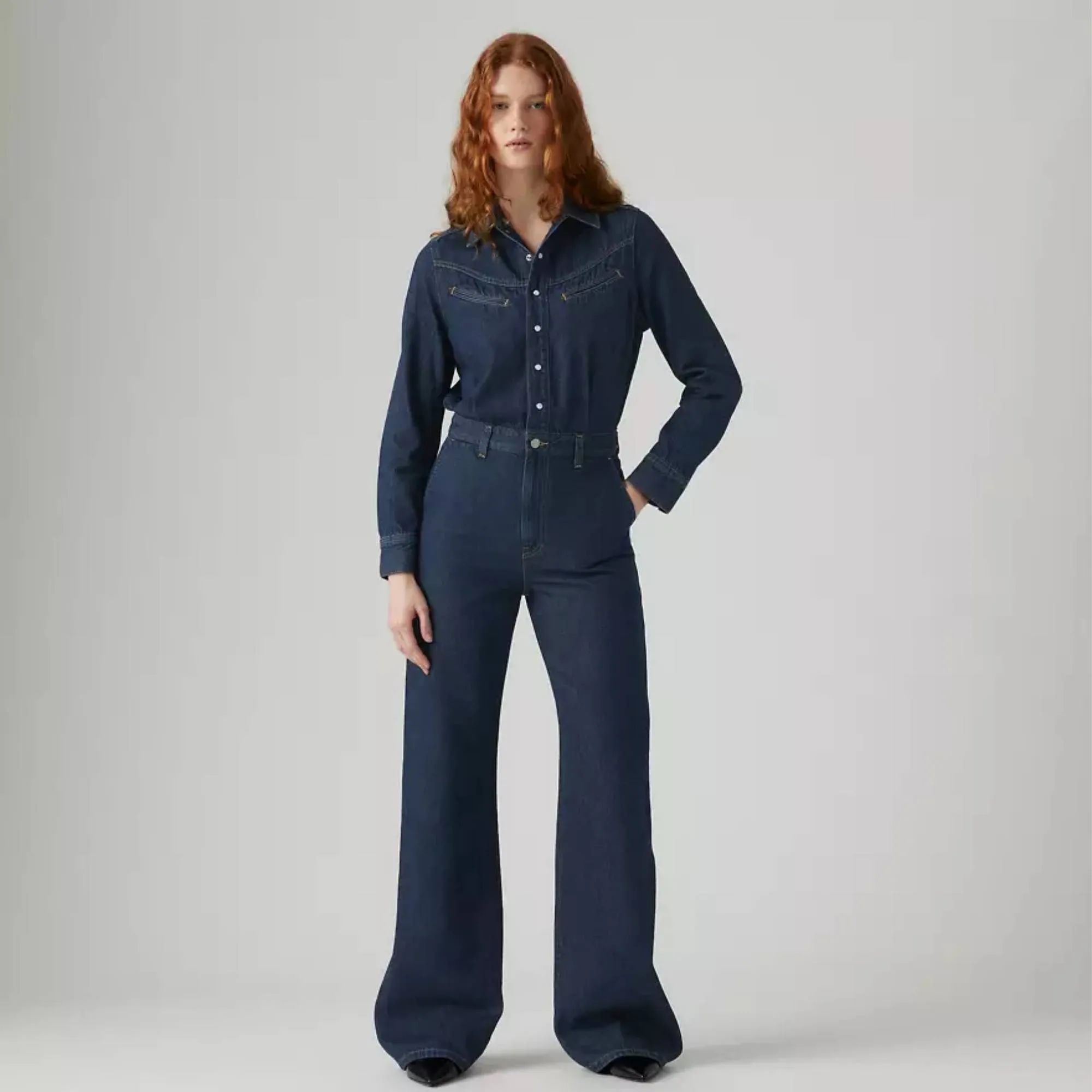 Layered Fit Minimalist Elegance Rinoa Wide Leg Jumpsuit (Reign Of The Rin)