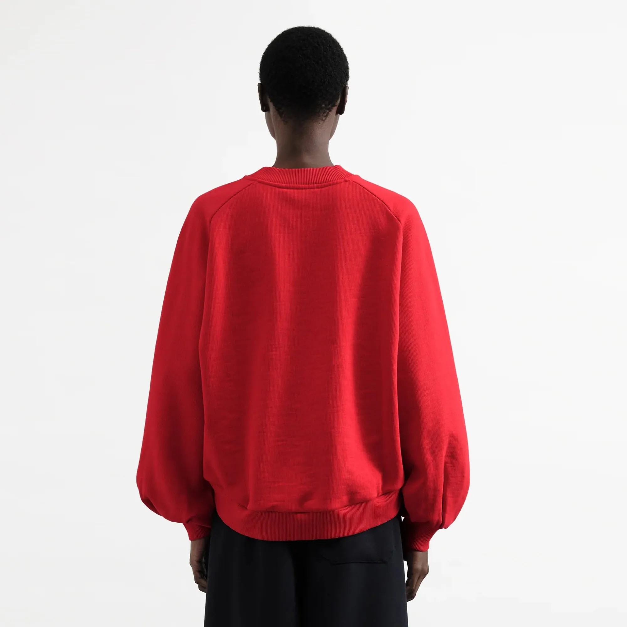 Bellow Sleeve Sweatshirt (Red) Plus Fit product premium quality