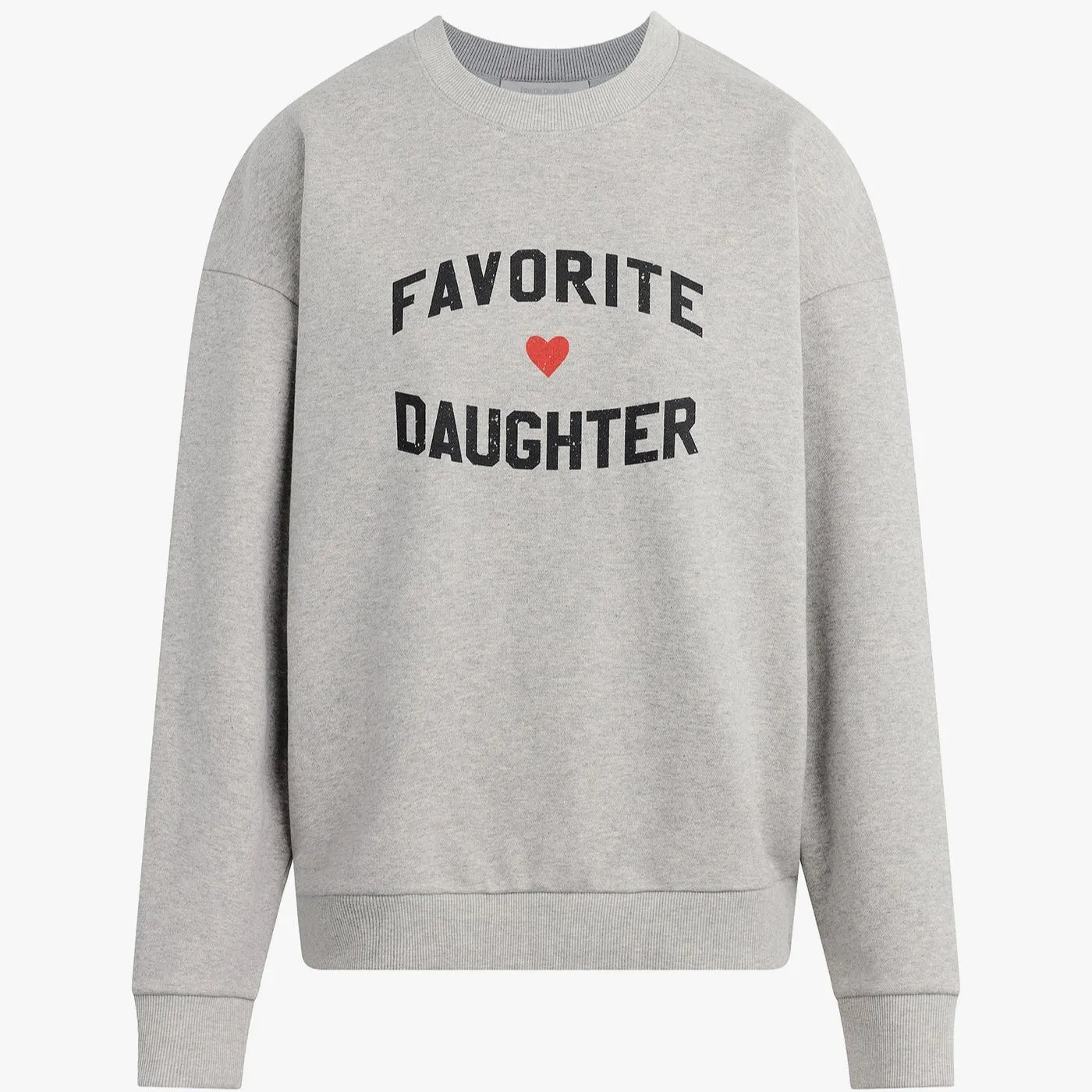 Autumn Wear Favorite Daughter Heart Logo Sweatshirt (Heather Grey)