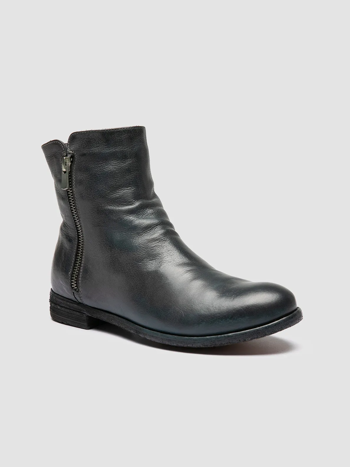 Versatile Look High Traction All Day Wear LEXIKON 097 - Grey Leather Booties