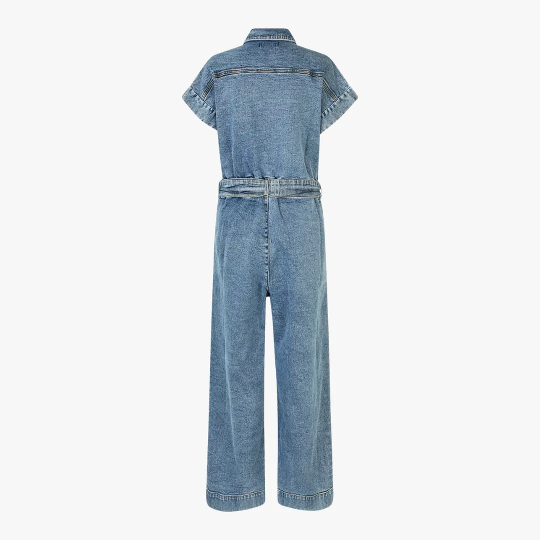 Fashion Mix Bold Patterns MathildeLL Jumpsuit SS (Neon Blue)