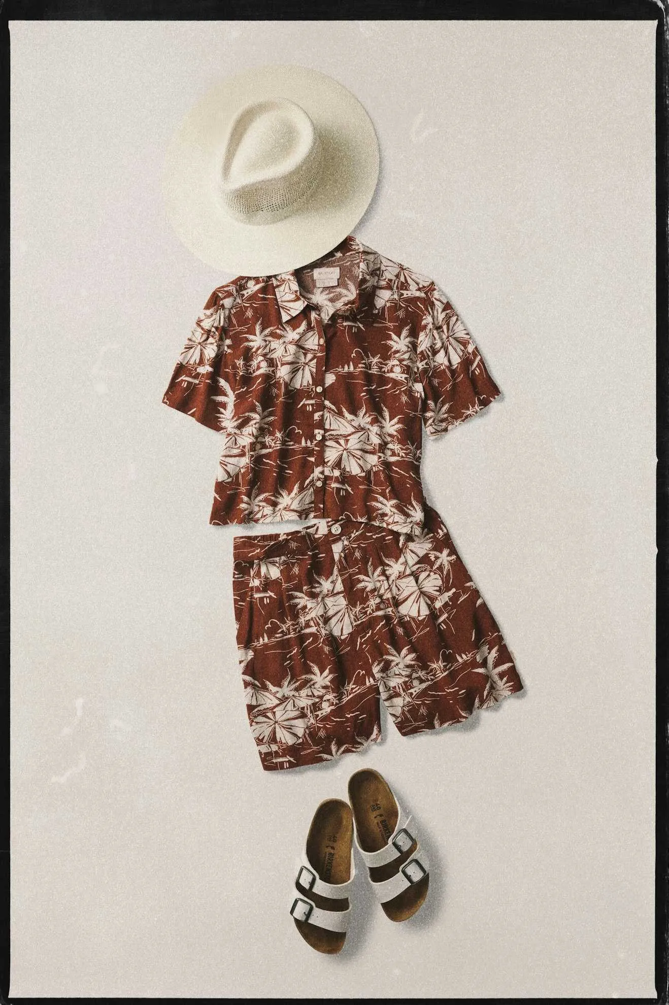 Minimalist Look picnic clothes Riviera Short - Sepia