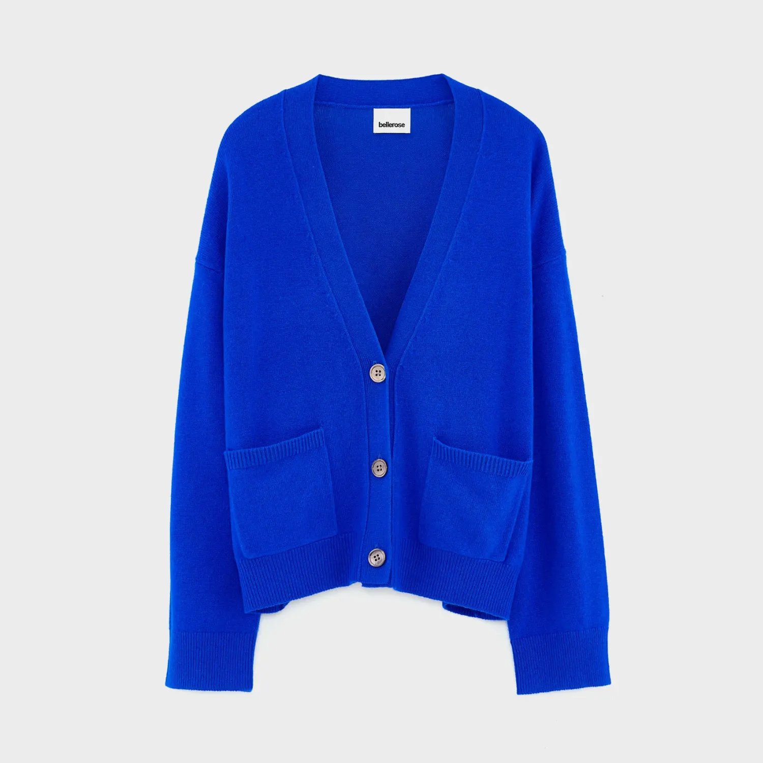 EcoFriendly Material Blend Gakkin Boxy Cardigan