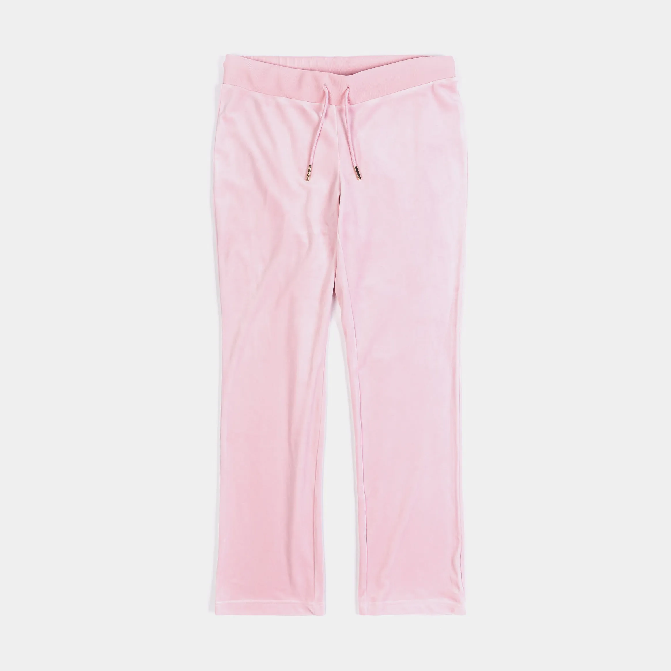 Stable Shape Og Big Bling Velour Womens Track Pants (Pink/Gold)