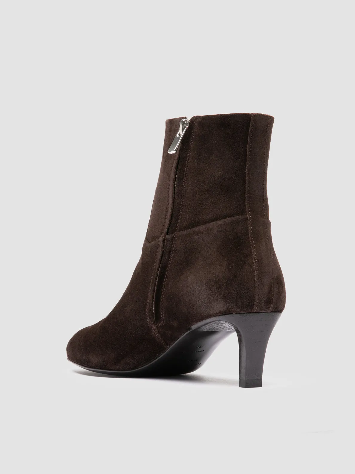 SUZY 005 - Brown Suede Zipped Boots Urban Hiker Comfy All