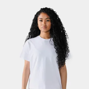 Fitted Tee Womens Short Sleeve Shirt (White) Classic Shirt