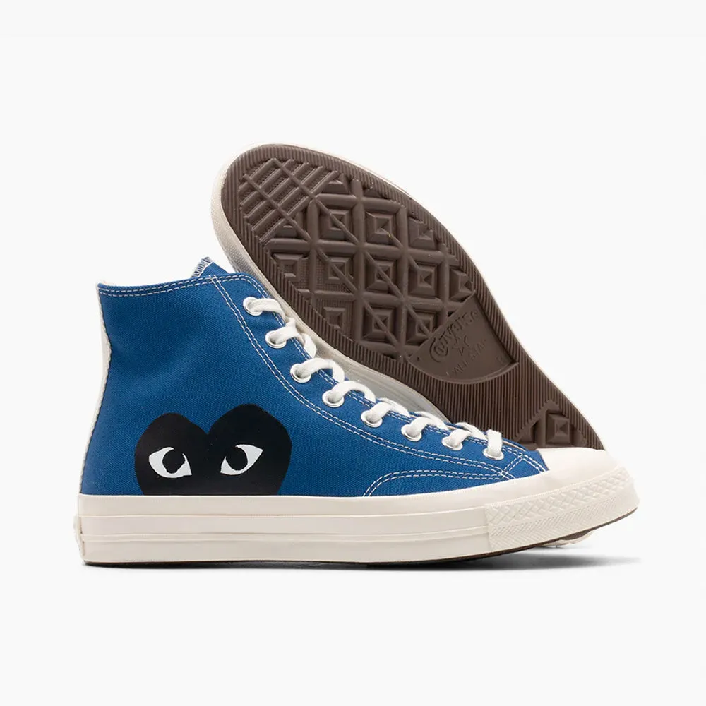 Converse x COMME des GAR?ONS PLAY Chuck Taylor Hi / Blue Move Comfort Neon Bright