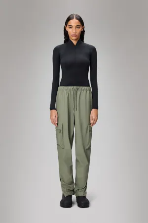 High Waist Stretch Minimal Comfort Cargo Rain Pants Regular