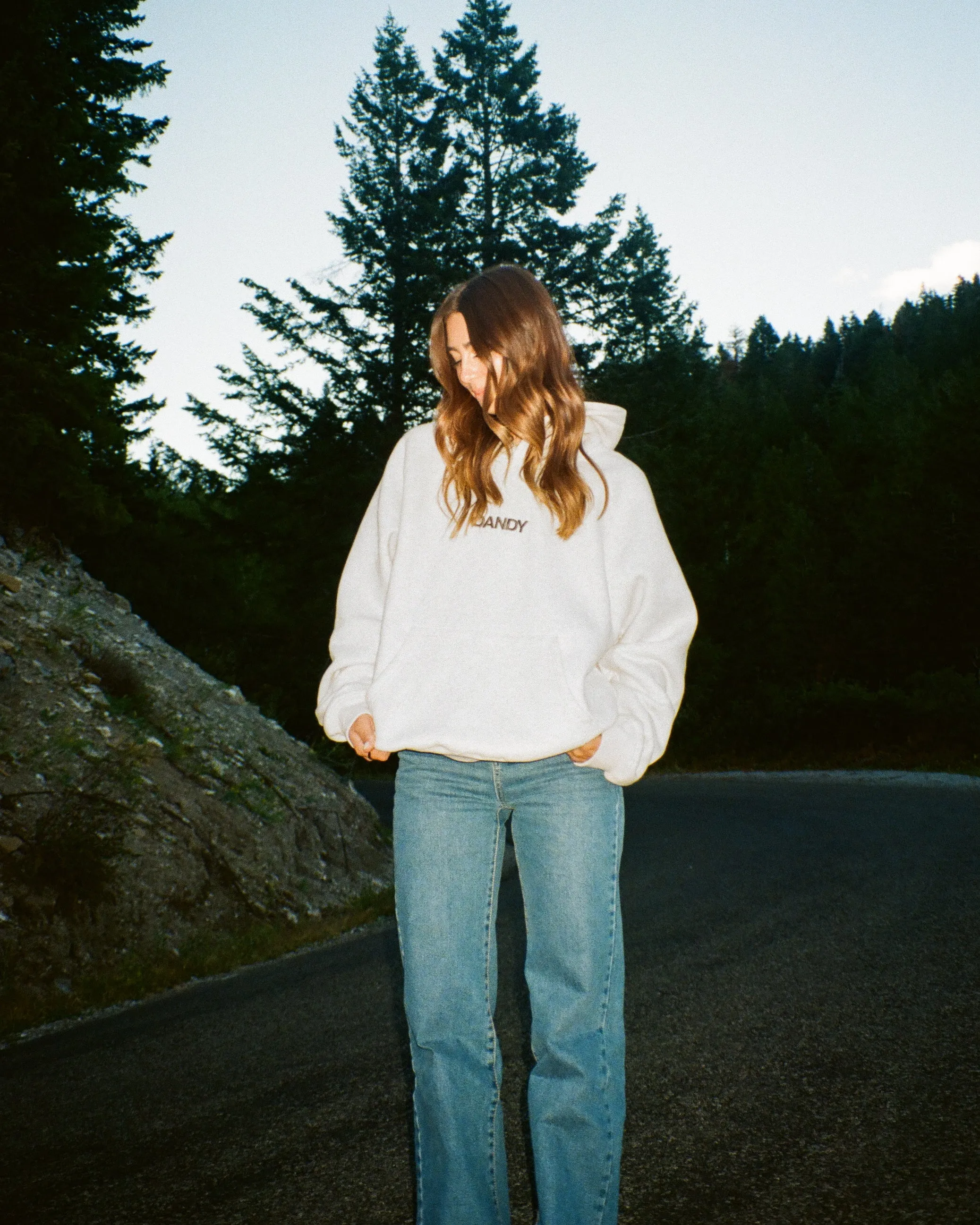 "Let's Go On An Adventure" Oversized Lux Hoodie in Heather Gray Versatile Hoodie