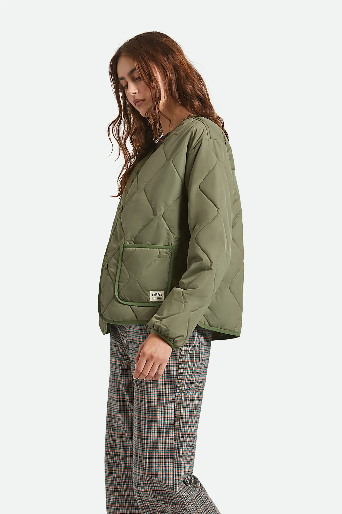 Delilah Quilted Jacket - Olive Surplus Practical Layer