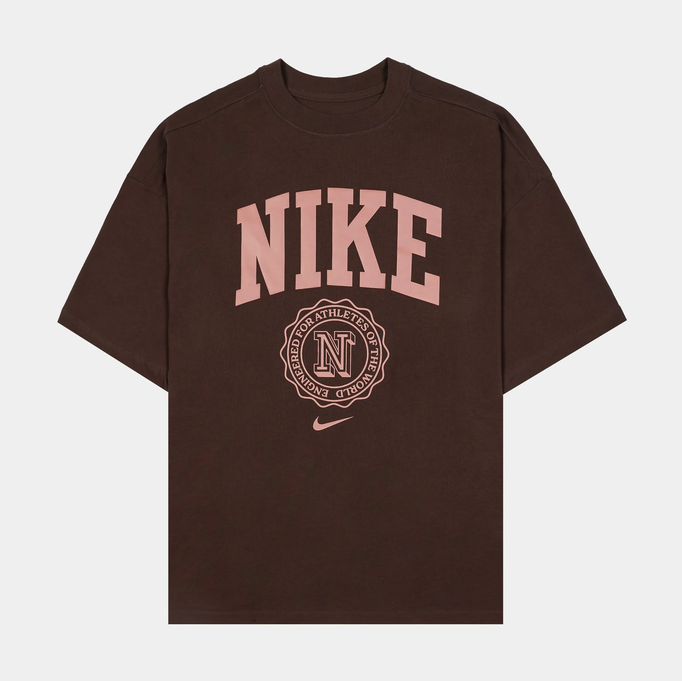NSW Essential Campus Womens Short Sleeve Shirt (Brown) Team Vibe
